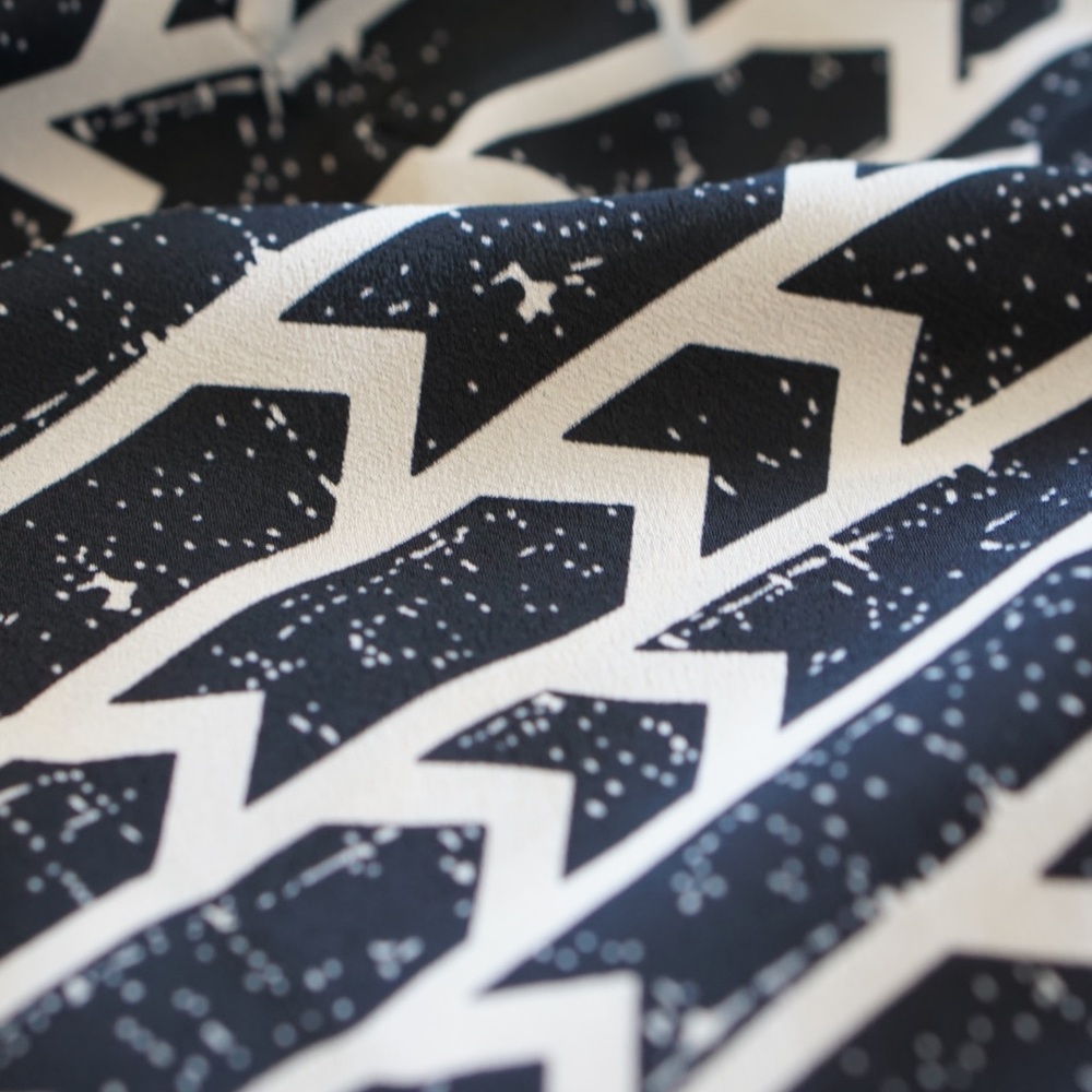 Patterned Silk Romper - Picture 3 of 6